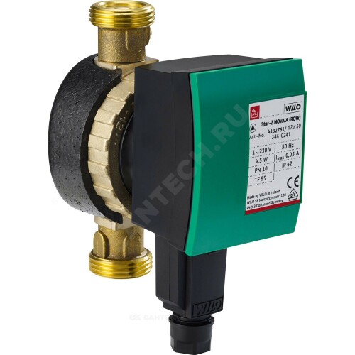 Насос циркул ГВС STAR-Z NOVA PN10 230В Wilo 4132760