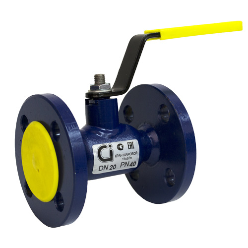 Кран шаровой 11с67п DN 20 PN 40 Ci (фланцевый)