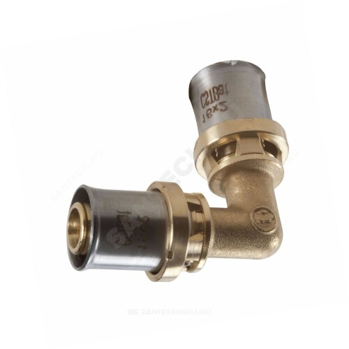 Угольник МП PE-X пресс лат Дн16х90гр Giacomini RM122Y003