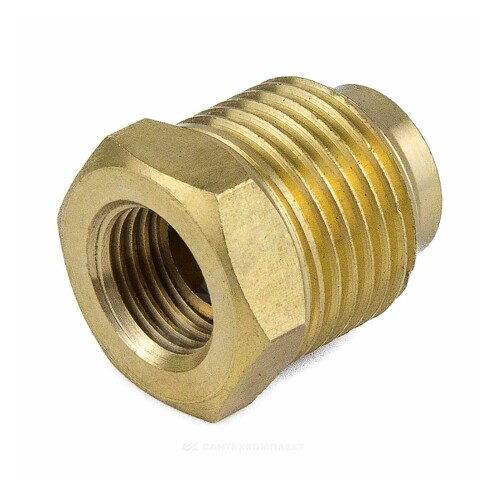 Клапан отсечной лат 5009 маном/термоман 1/4"х1/2" ВР/НР Aquasfera 5009-01