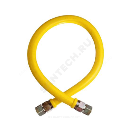 Подводка гибкая д/газа ПВХ М1/2"-Н1/2" L=2,5м армирован Tuboflex