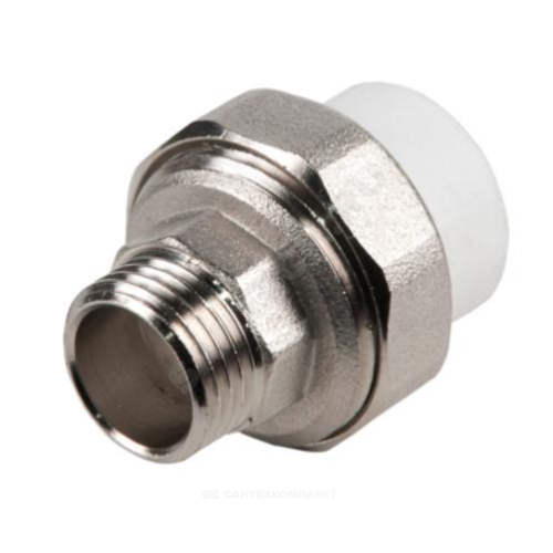 Муфта PP-R бел комб разъем Дн40х1 1/4" НР VALFEX 10156032