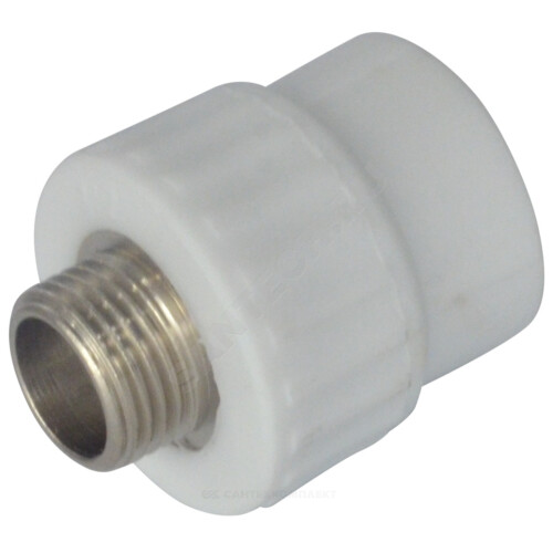 Муфта PP-R бел комб Дн20х3/4" НР VALFEX 10130120