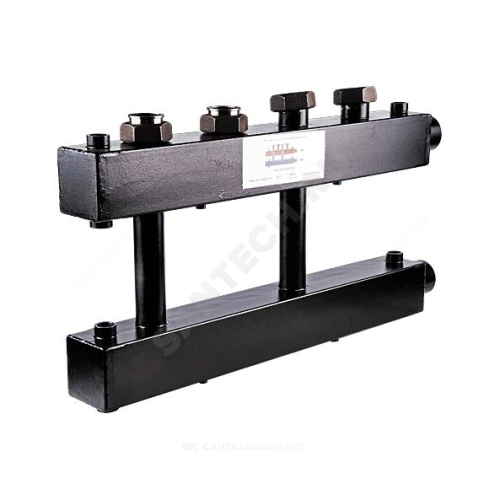 Коллектор ст для котельной 1 1/2" вн/р 6к 1 1/2" нак/г 125мм ASKON 40F/125/40/6D