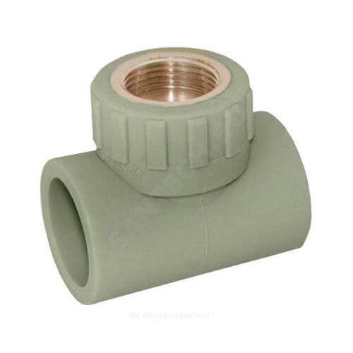 Тройник PP-R сер комб Дн32х3/4" ВР VALFEX 10127132Г
