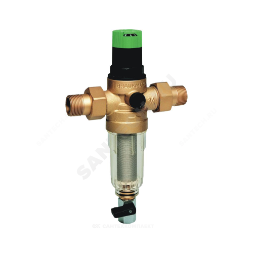 Фильтр T-обр FK06 Ду15 Ру16 р/р 40C сл кран Honeywell FK06-1/2"AABRU