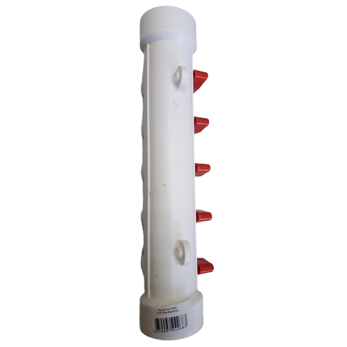 Коллектор 32/4*20w с воздухоотв.КРАСНЫЙ MeerPlast