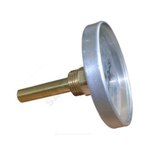 Термометр биметалл ТБ80 120С Дк80 L=80 G1/2" осевой Метер