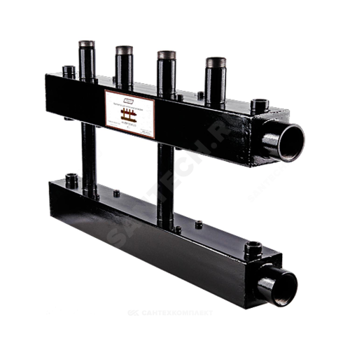 Коллектор ст для котельной 1 1/2" вн/р 2к 1" н/р 125мм ASKON 25M/125/40/2D