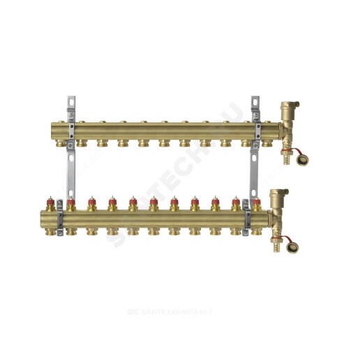 Группа коллект лат клап терм 1" м/м 2в 3/4" ЕК н/р в/к FHF-set Danfoss 088U0702