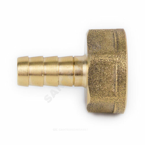 Переходник лат д/шланга Дн10х1/4" ВР неразъем Aquasfera 9101-01
