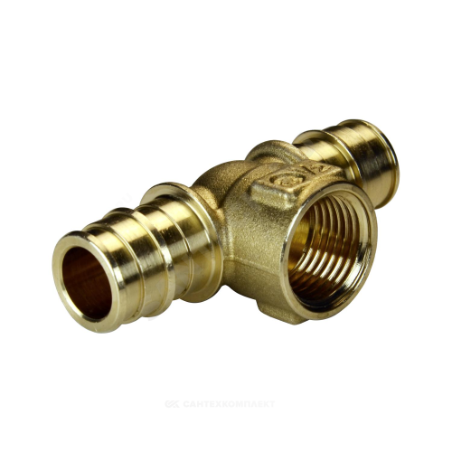 Тройник PE-X лат GX154 Дн20х3/4"х20 ВР Giacomini GX154Y044