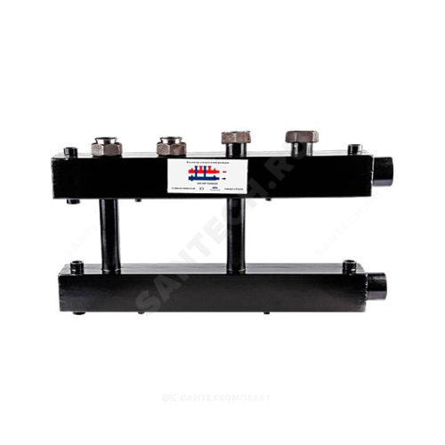 Коллектор ст для котельной 1 1/2" вн/р 2к 1 1/2" нак/г 125мм ASKON 40F/125/40/2D