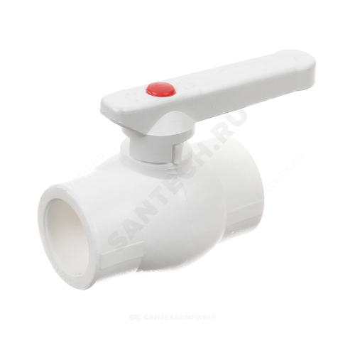 Кран PP-R бел шар Дн40 VALFEX 10144040