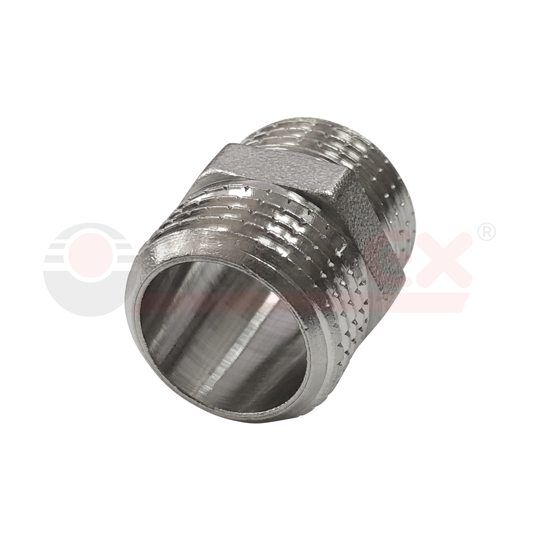Ниппель НИКЕЛИРОВАННЫЙ VALFEX НР-НР 1" (100/10)