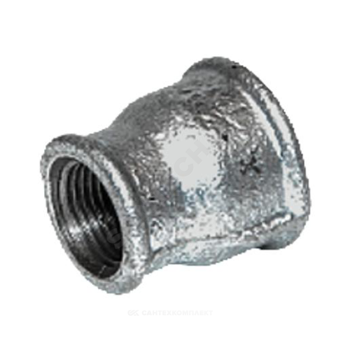 Муфта чуг перех оц Ду25х20 (1"х3/4") ВР Fittex