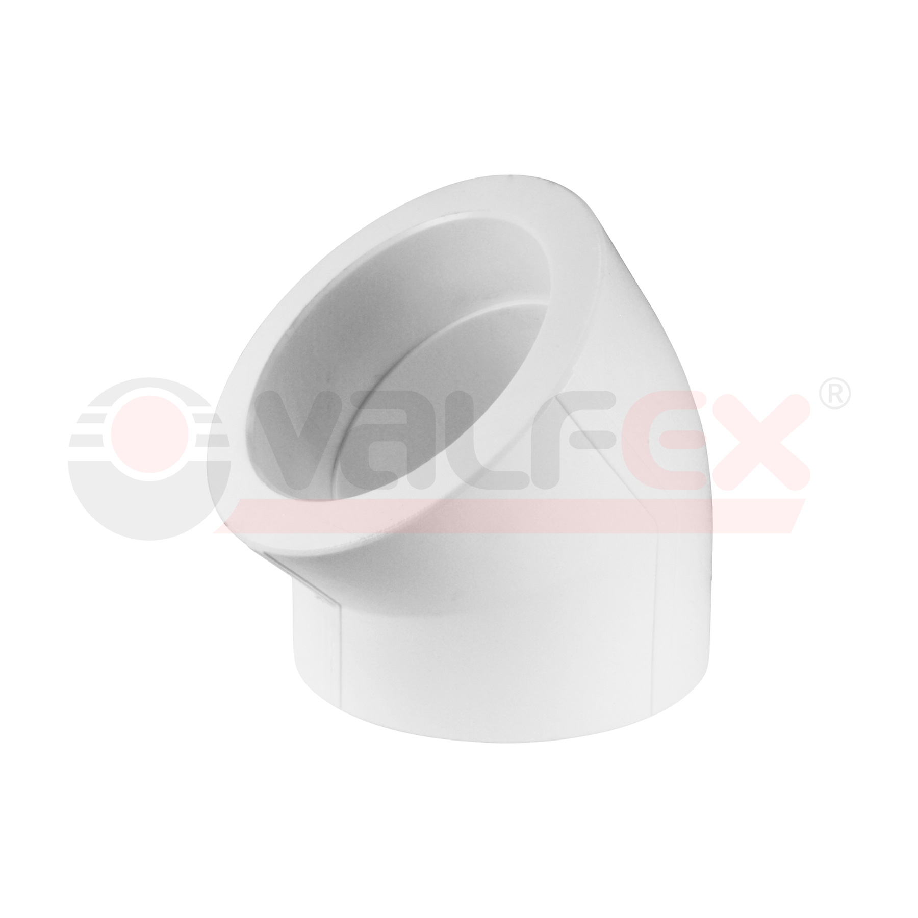 Угол  45гр. х 110 (4/1) (Valfex) БЕЛЫЙ