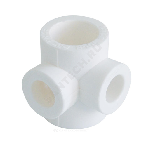 Крестовина PP-R бел 2-пл Дн40х25 VALFEX 10118240
