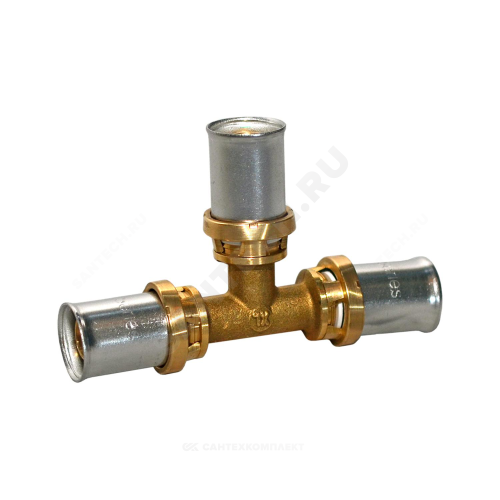 Тройник МП пресс лат Дн20х16х20 перех Giacomini RM151Y064
