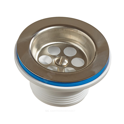 Выпуск д/сифона 1 1/2" нерж/сетка Орио А-4004-02