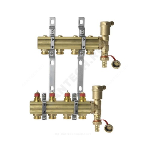 Группа коллект лат клап терм 1" м/м 2в 3/4" ЕК н/р в/к FHF-set Danfoss 088U0702