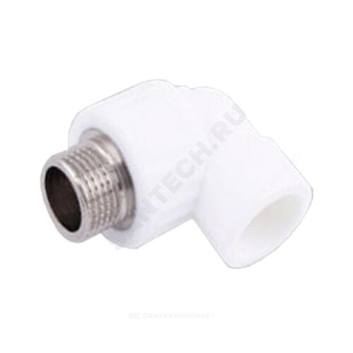 Угольник PP-R бел комб Дн32х1/2" НР VALFEX 10126232
