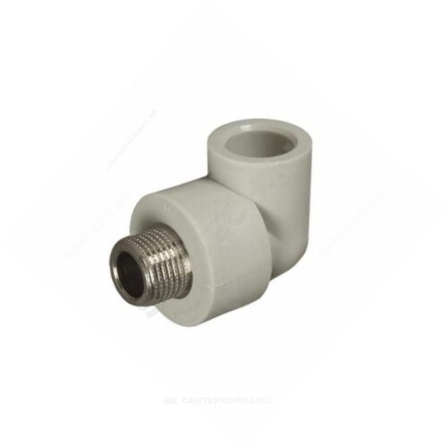 Угольник PP-R сер комб Дн25х1/2" НР VALFEX 10126125Г
