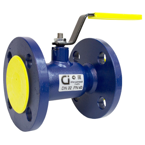 Кран шаровой 11с67п DN 32 PN 40 Ci (фланцевый)