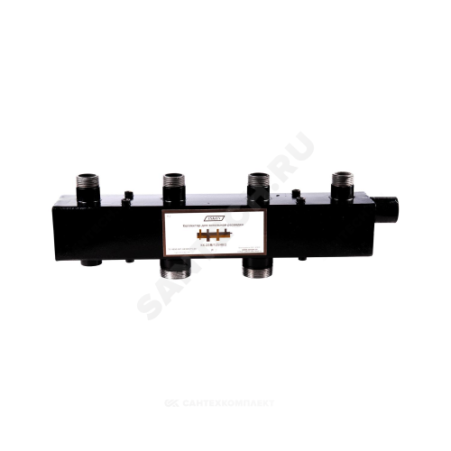 Коллектор ст для котельной 1 1/2" вн/р 2к 1" н/р 125мм ASKON 25M/125/40/2