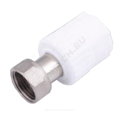 Муфта PP-R бел комб Дн25х3/4" нак/г VALFEX 10139025