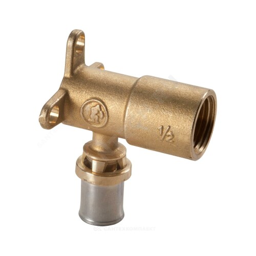 Водорозетка МП пресс лат Дн16х1/2" ВР Giacomini RM139Y033