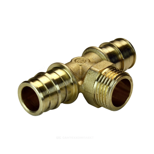Тройник PE-X лат GX153 Дн20х3/4"х20 НР Giacomini GX153Y044