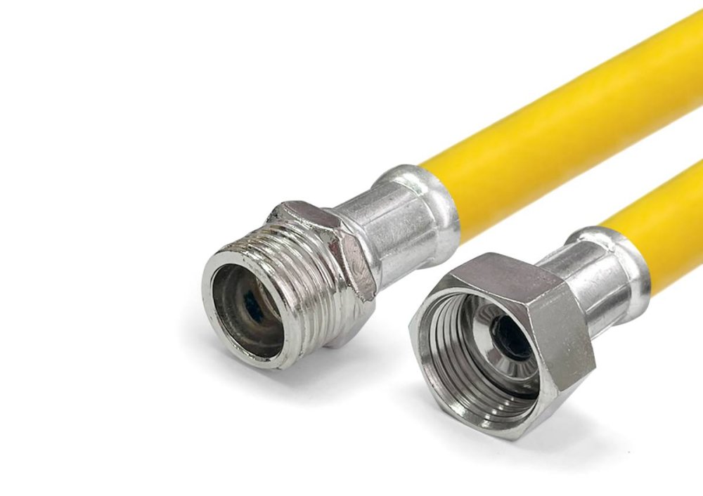     Подводка гибкая для ГАЗА, Valfex, ПВХ с полиэфирной нитью, 3/4", г/ш, 0,6 м (130)