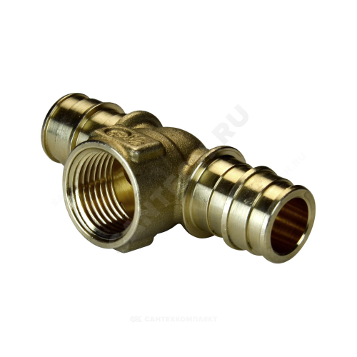 Тройник PE-X лат GX154 Дн20х1/2"х20 ВР Giacomini GX154Y034