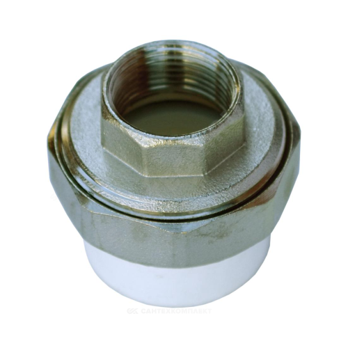 Муфта PP-R бел комб разъем Дн25х1/2" ВР РосТурПласт 10618