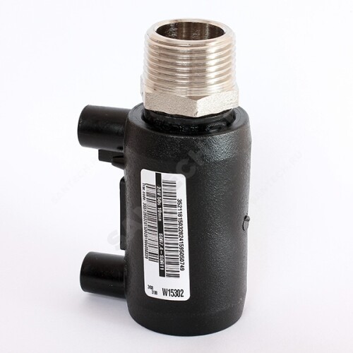 Муфта ПЭ100 перех эл/св Дн63х2" НР Ру25 SDR7,4 EUROSTANDARD 2161160063