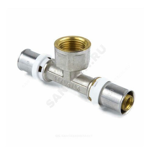 Тройник МП пресс лат Дн20х3/4"х20 ВР Aquasfera 8011-03