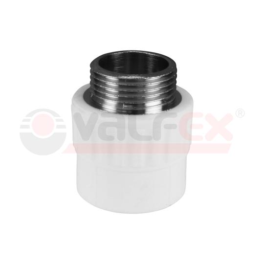 Муфта переходная с наружной резьбой 25 x 1" (80/20) (Valfex) СЕРАЯ