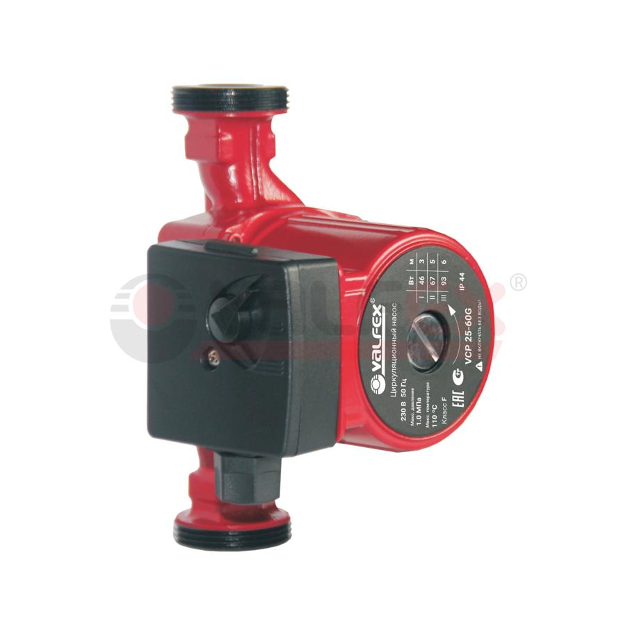 Циркуляционный насос VALFEX VCP 25-60G 180мм (с гайками) (8)