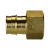Муфта PE-X лат GX109 Дн20х1/2" ВР Giacomini GX109Y034