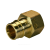 Муфта PE-X лат GX109 Дн20х1/2" ВР Giacomini GX109Y034