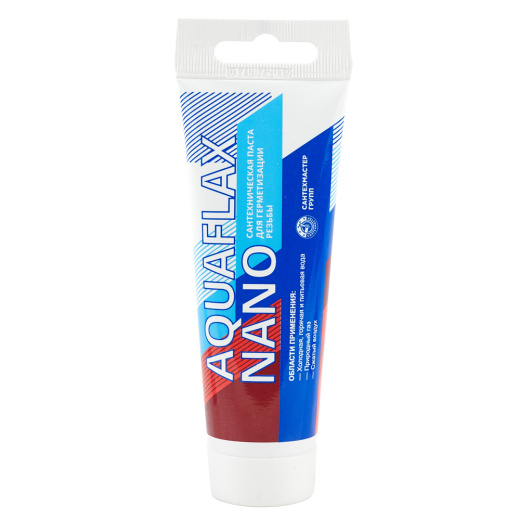 Паста сантех. AQUAFLAX NANO, тюбик 80г