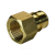 Муфта PE-X лат GX109 Дн25х1" ВР Giacomini GX109Y055