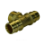 Тройник PE-X лат Дн16х1/2"х16 НР РОС
